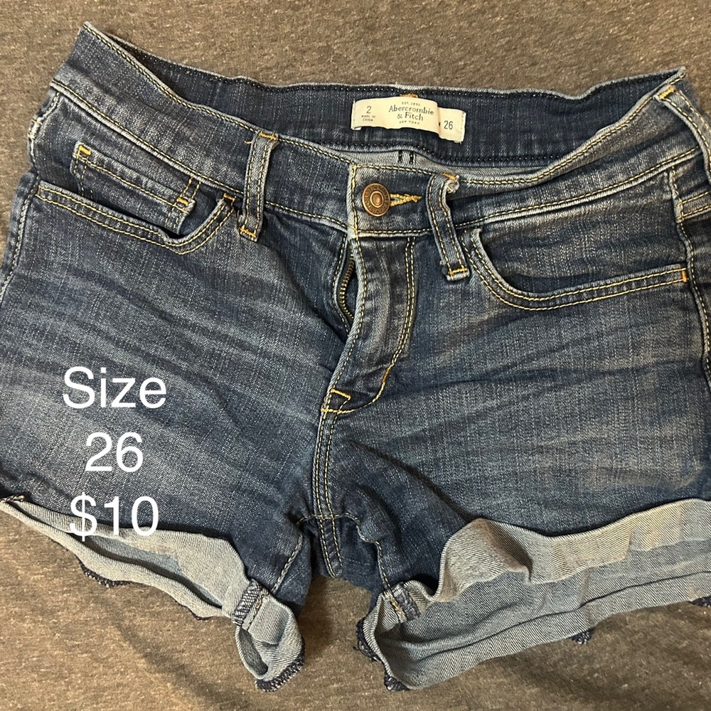 Abercrombie & Fitch Jean Shorts Size 26